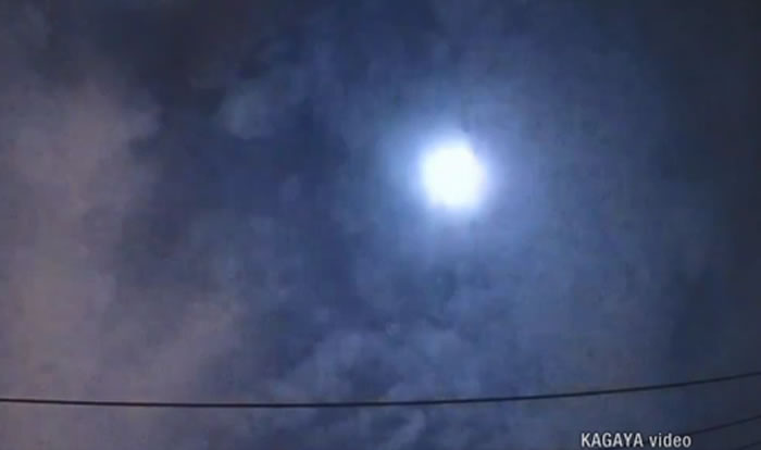 日本关东地区凌晨出现大火球并传出爆炸巨响 可能已变成陨石坠落在千叶市西北方