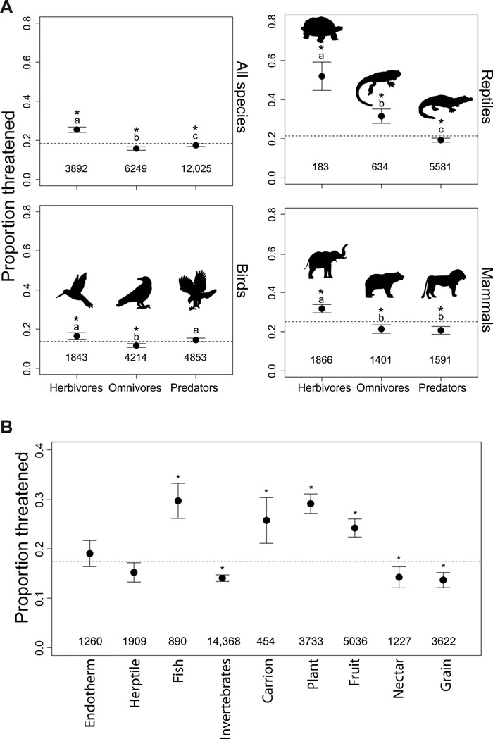 食草动物在更新世晚期至今一直遭受着最大的灭绝威胁