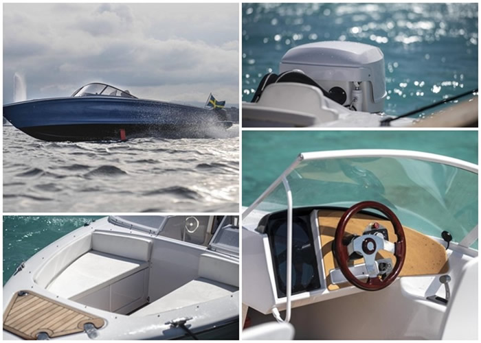 瑞典斯德哥尔摩War Boote制造出全球第一艘全电力推动的水翼快艇“Candela Seven”