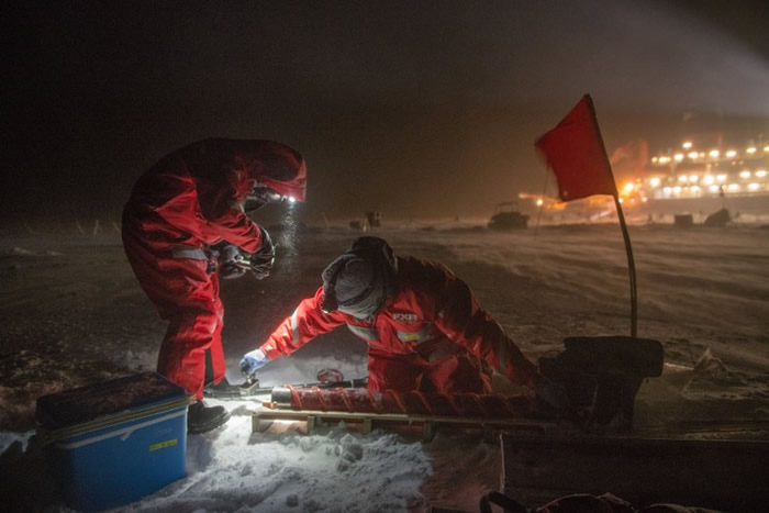 全球规模最大的考察团乘“极星号”研究船前往北极 带回大量珍贵的科研资料