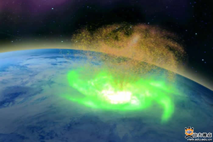 科学家首次在地球极区电离层与磁层发现类似台风或飓风的现象 命名为“太空台风”