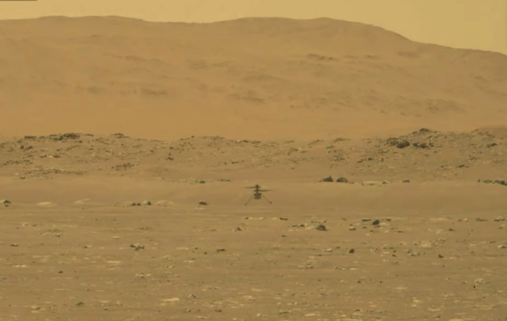 NASA火星直升机“机智号”成功试飞 完成人类首次外星动力飞行创举