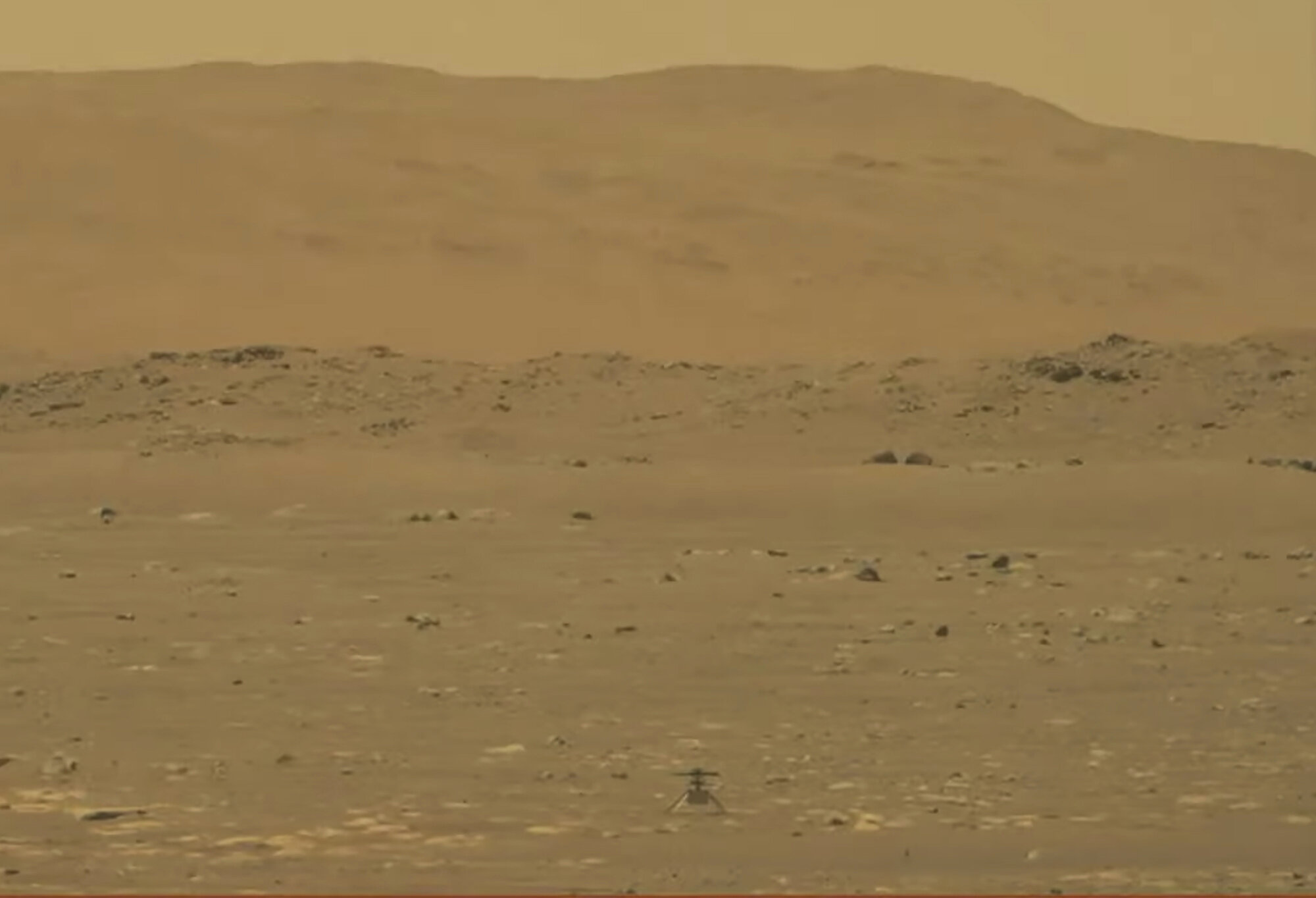 NASA火星直升机“机智号”成功试飞 完成人类首次外星动力飞行创举