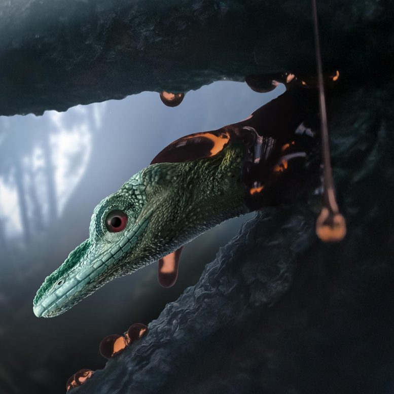 琥珀中被误认为是蜂鸟大小的恐龙实际上是蜥蜴新物种Oculudentavis naga