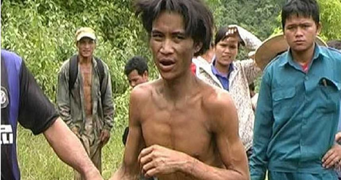 越南男子何文郎2岁起随父亲在深山与世隔绝生活40多年 不知道世上有女人存在