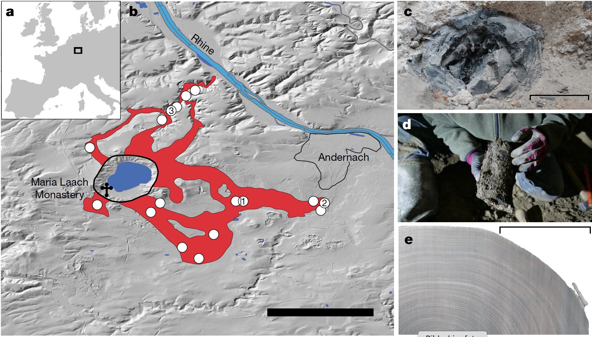 更新世时期德国的拉赫湖火山喷发与新仙女木事件同步