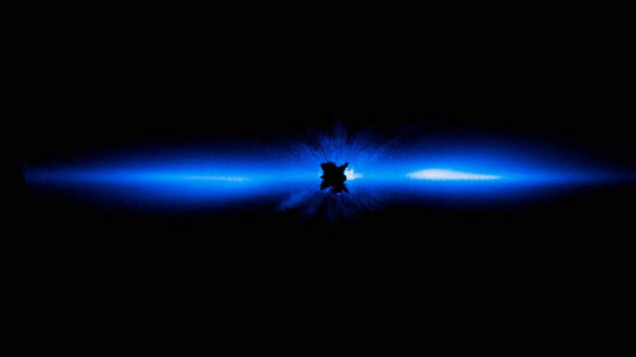 詹姆斯·韦伯太空望远镜研究年轻行星系统Beta Pictoris(绘架座B,老人增四)