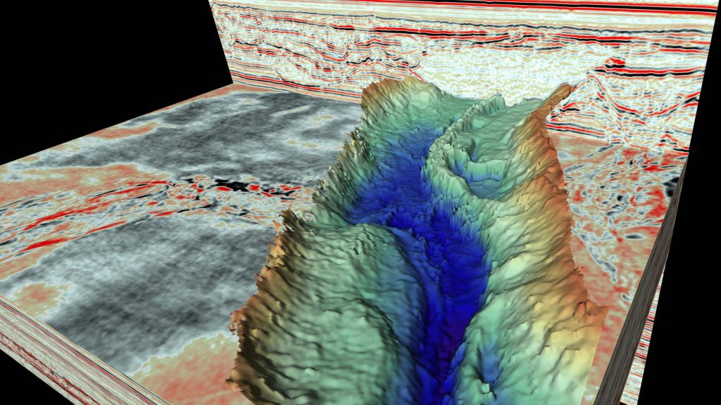利用三维地震反射技术在北海地下发现壮观冰河时代景观