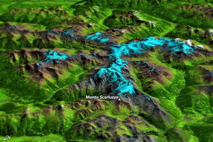 冰川融化暴露阿尔卑斯山上第一次世界大战的遗物