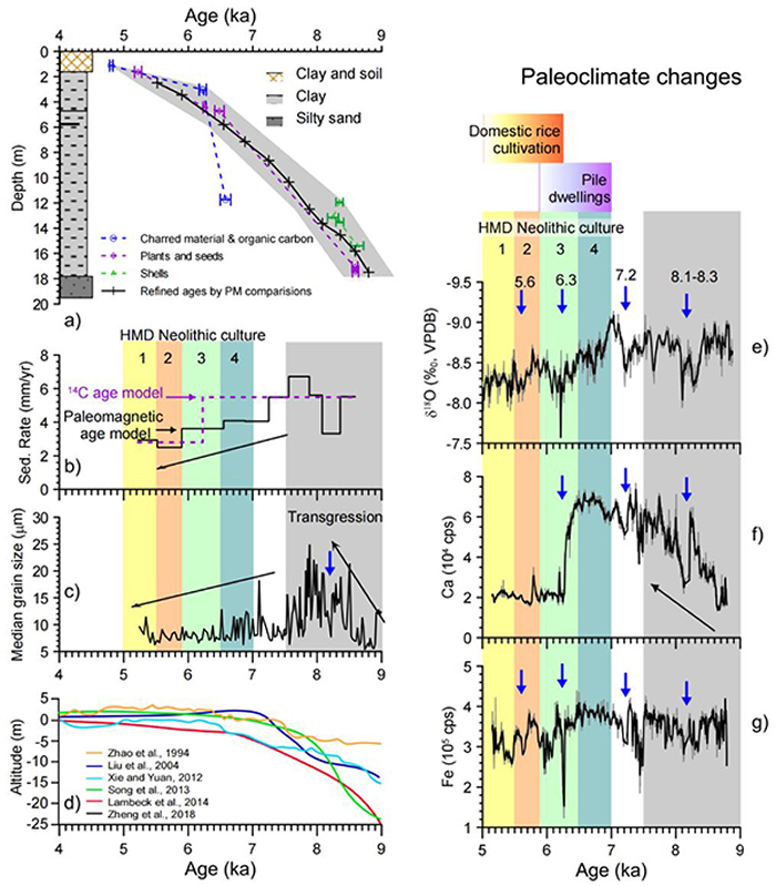 ͼ2 HMD13�����ܣ�a������ȫ����ʱ���й�����������Ǩ���������ʣ�b�������Ƚ����c������ƽ��仯��d���Լ�������ָ�꣺ʯ�����ͬλ�أ�e����HMD13��