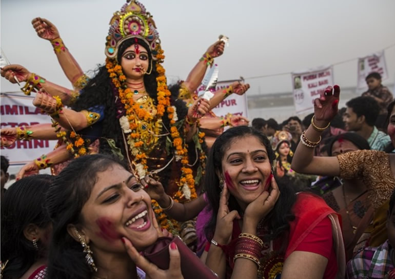印度教节庆杜尔加女神节获联合国教科文组织列为非物质文化遗产