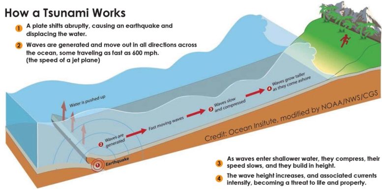 研究提供新见解：地震震源深度影响潜在的海啸规模