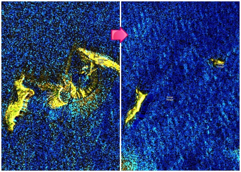 2022年1月14日南太平洋岛国汤加海底火山洪加汤加-洪加哈派喷发并引发海啸和地震