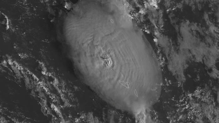 南太平洋岛国汤加海底火山喷发 NASA：威力相当于广岛原爆500倍以上