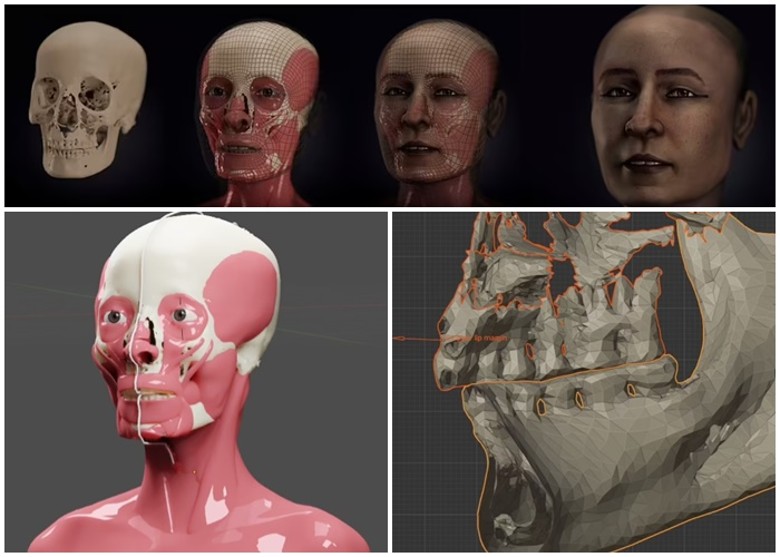 科学家成功重组有2600年历史的埃及女性木乃伊脸容 生前或属天姿国色