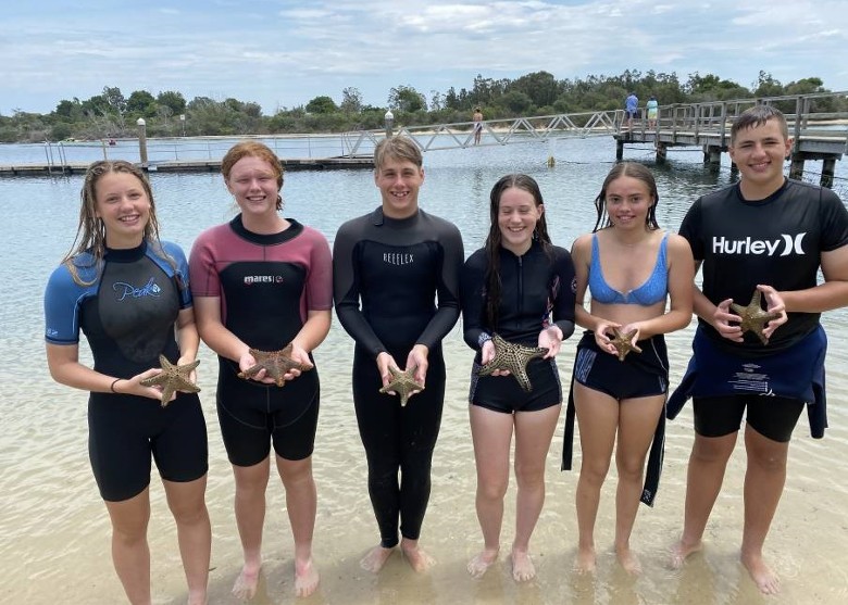 澳洲新南威尔士省大湖学院高中生发现由北方热带水域南来的长龙五角星