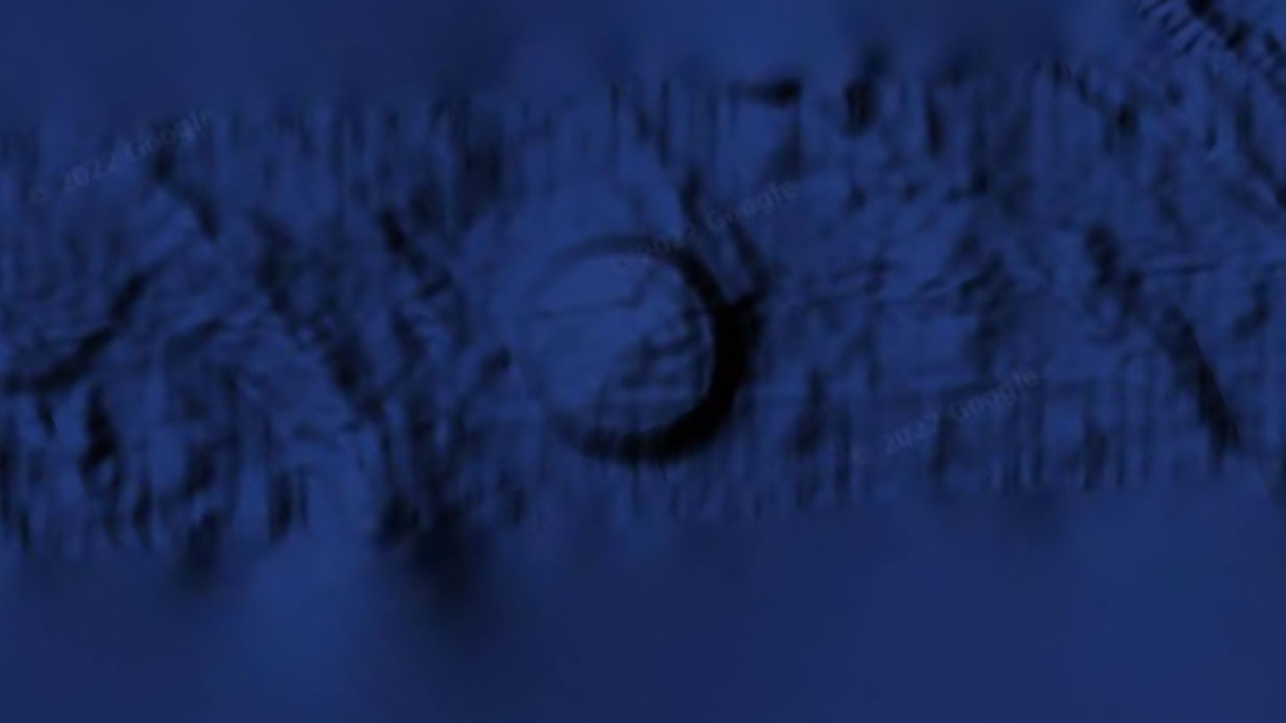 Scott Waring称浏览Google Earth时在秘鲁纳斯卡海岸发现沉没的外星人UFO