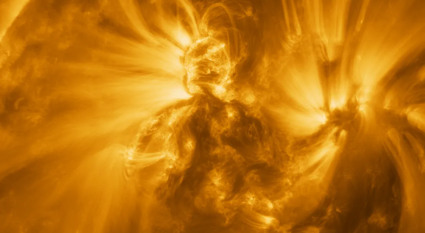 天文爱好者在太阳图像中发现看起来像人类小孩的区域