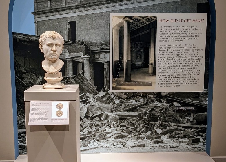 美国德州古董商人在杂货店以35元美元买下德国大理石雕像 证为罗马时期艺术