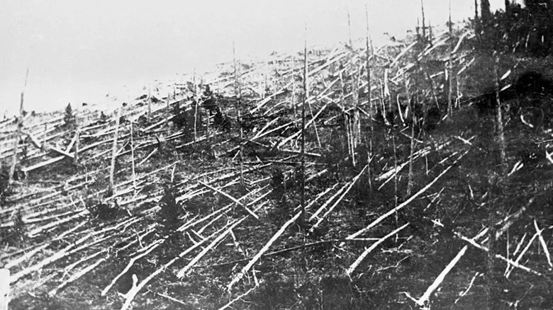 1908年6月30日上午俄罗斯西伯利亚的通古斯上空小行星发生大爆炸