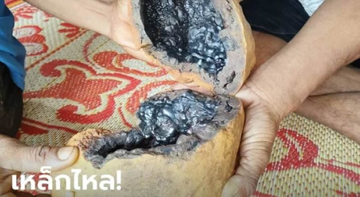 泰国男子梦中偶遇美女后 在圣地发现传说中罕见的神秘液态金属镍莱