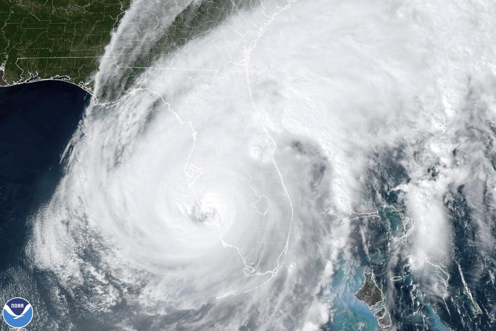 百年一遇的巨兽级飓风伊恩Hurricane Ian登陆美国佛罗里达州