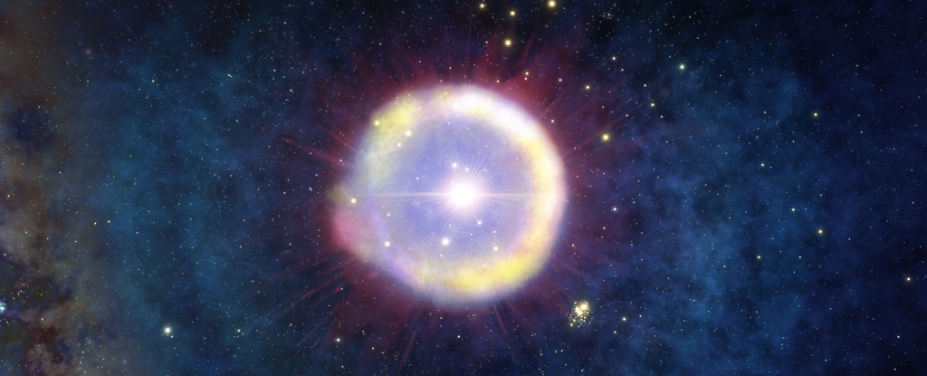 发现宇宙诞生初期的第一代恒星在发生超新星爆炸后所留下的痕迹