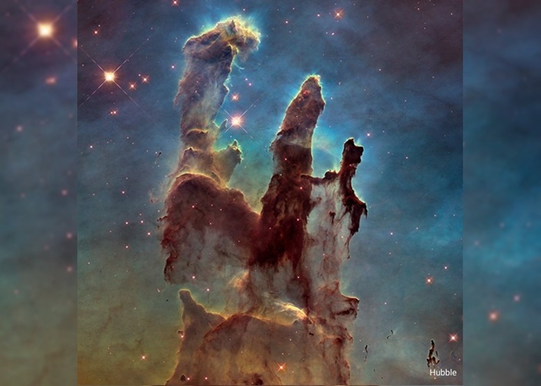 詹姆斯.韦布太空望远镜拍摄“创生之柱” 或有助揭开恒星诞生过程的神秘面纱