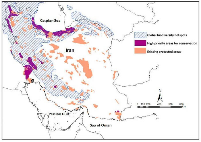 绘制伊朗生物多样性热点地图,创建覆盖20%地貌的新保护区
