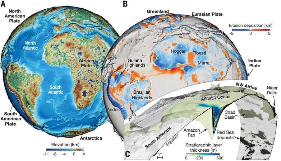 《科学》杂志：最详细的地质模型揭示了地球过去的一亿年