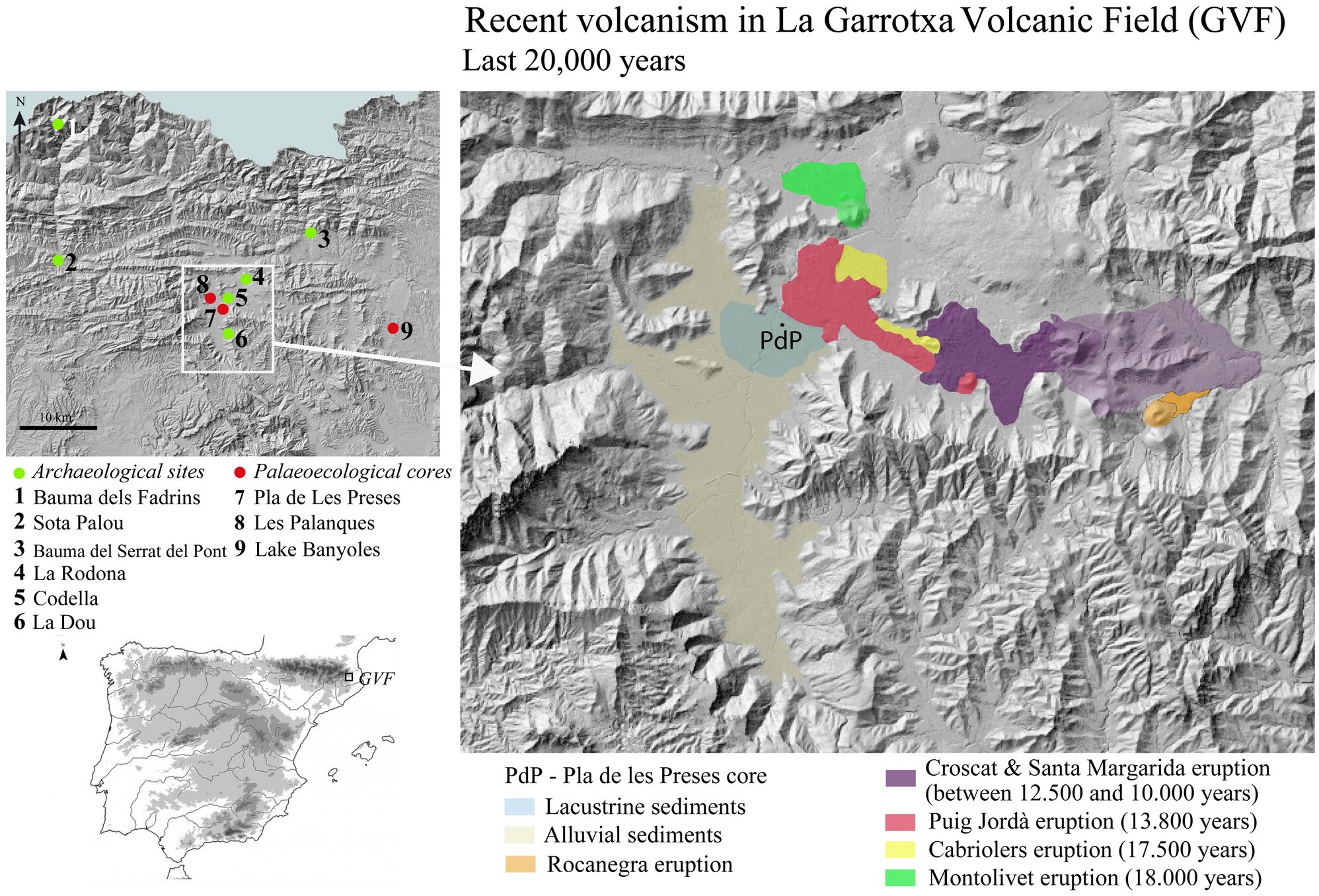 新研究显示加罗特萨地区的火山活动在8300年前才结束