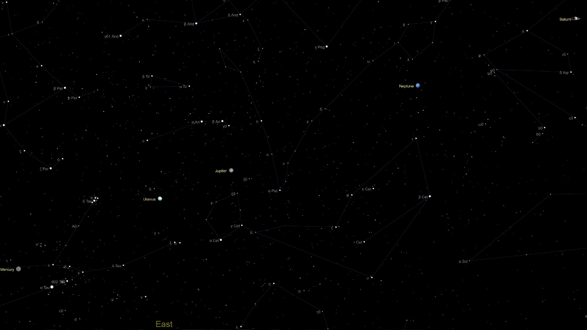 利用六月黑暗的新月,今晚可以看到天空中5颗可见的行星