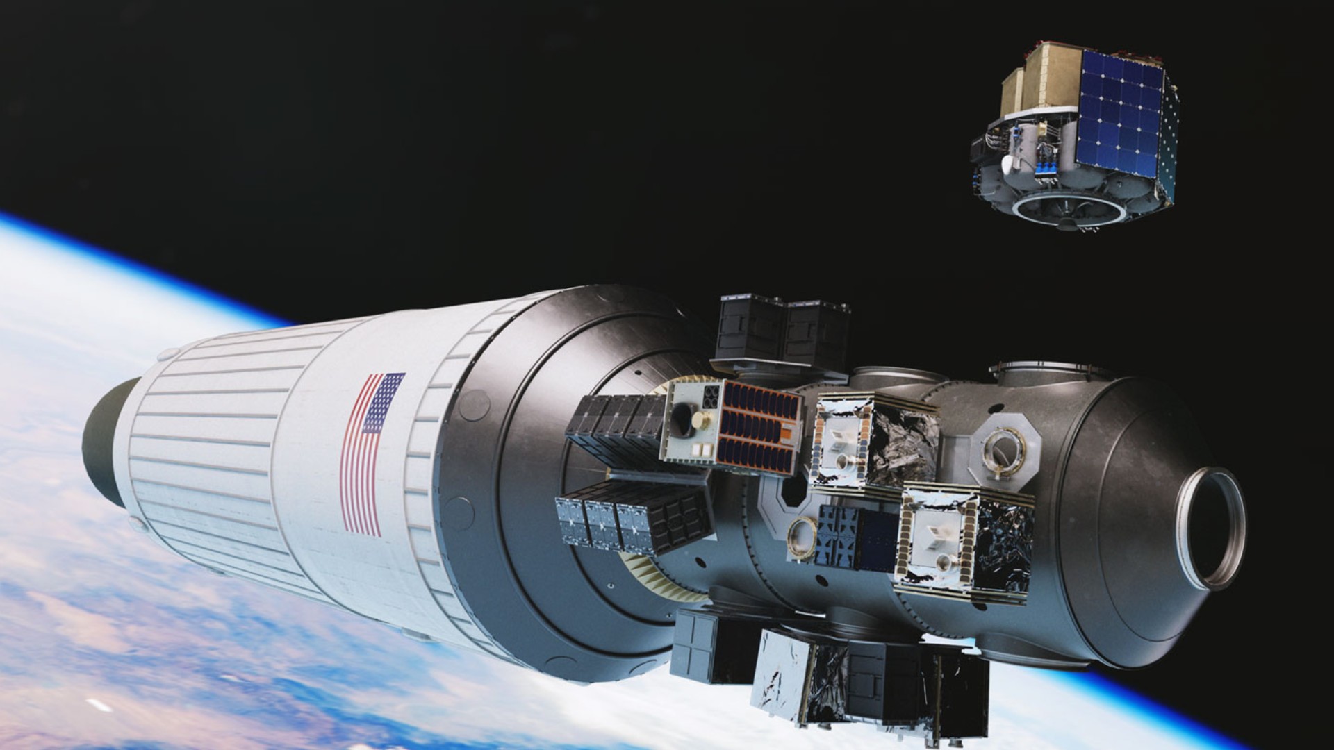 最近SpaceX发射后,私人太空拖船失控