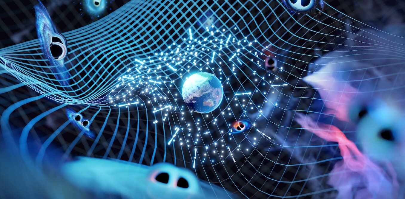 利用星系大小的探测器,天文学家探测到来自超大质量黑洞对的引力波