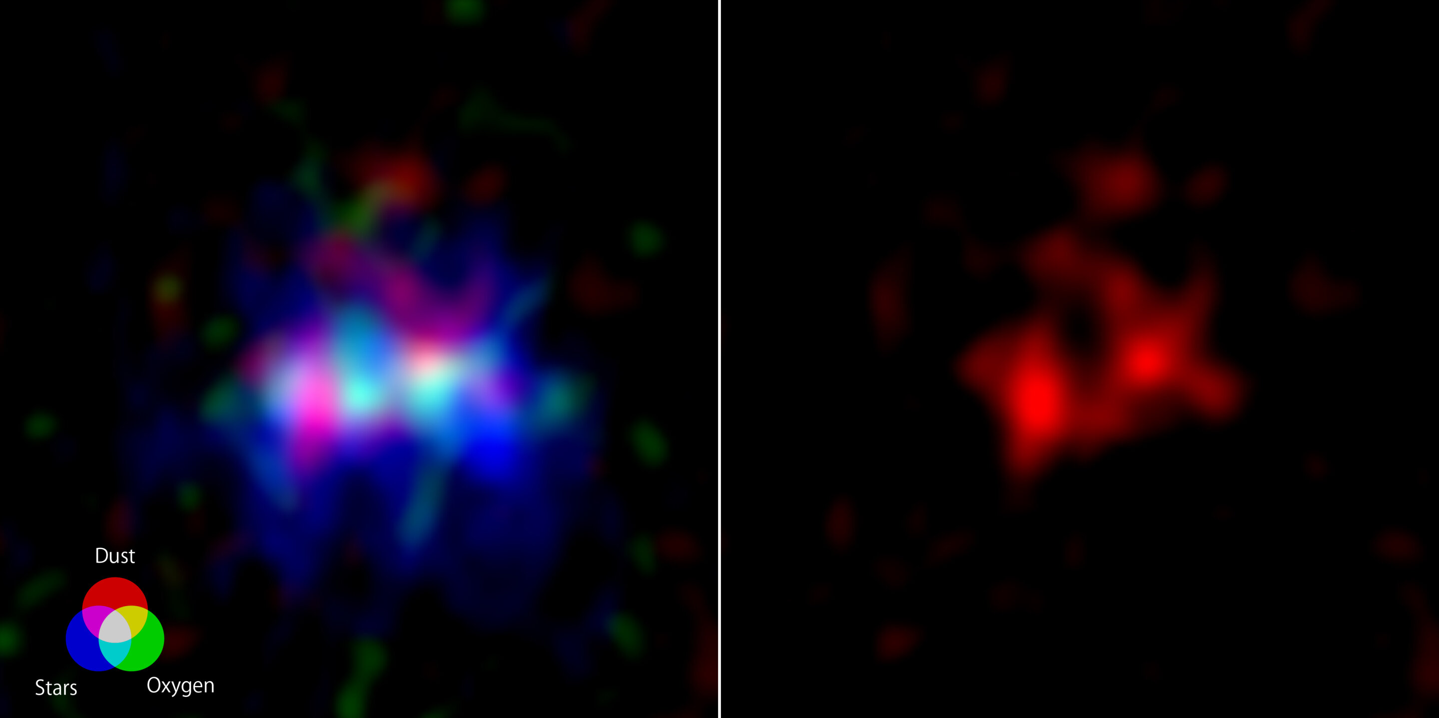 在最远的星系中观察到的恒星摇篮和坟墓