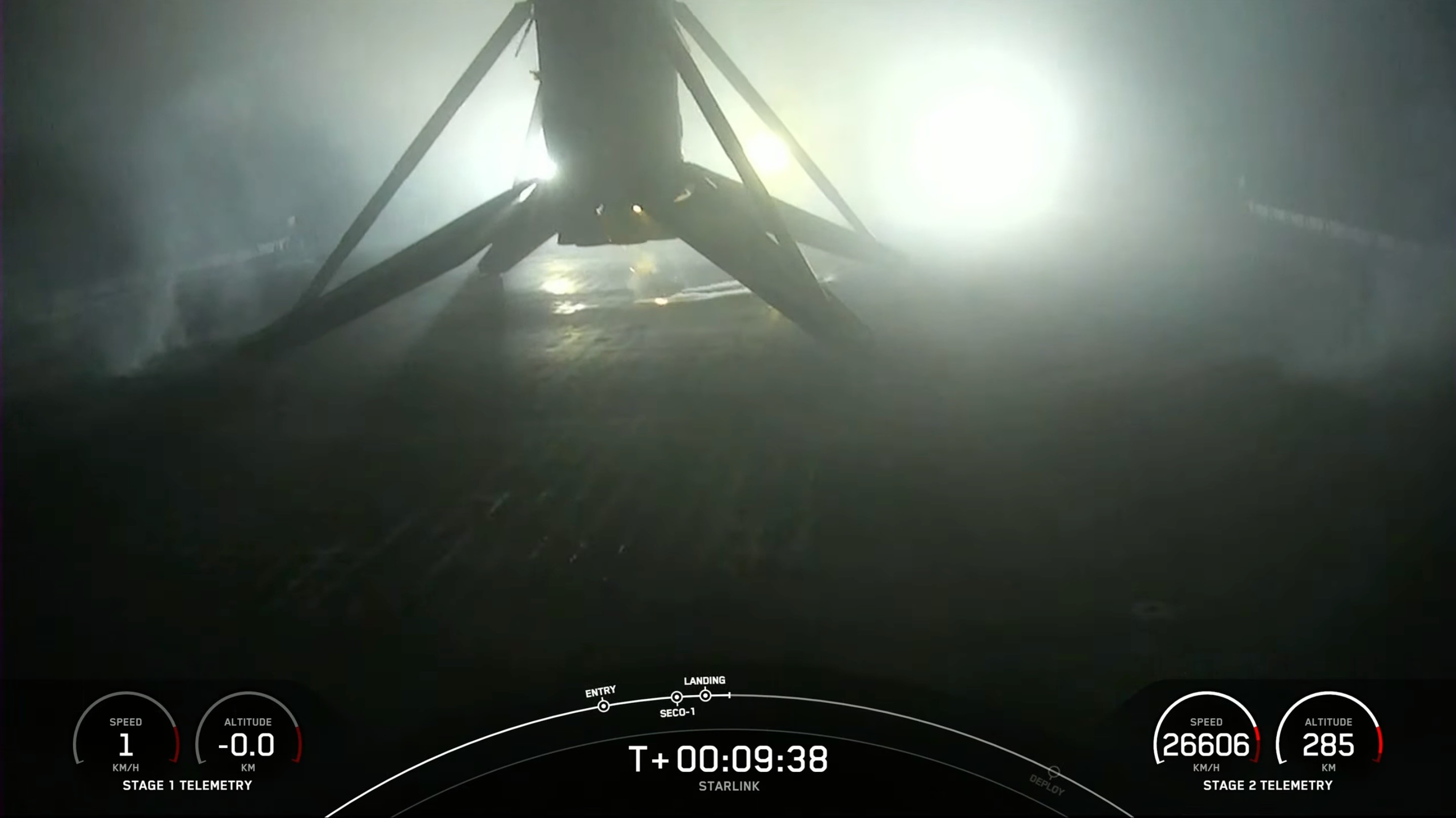 SpaceX����15��Starlink���ǣ�����ں�����½
