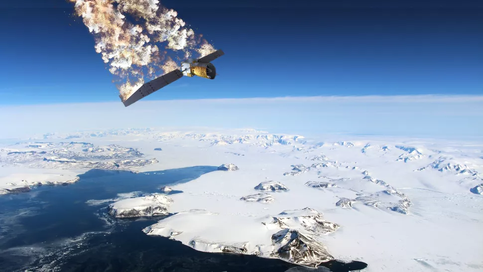 科学家重现风神卫星从太空坠落地球的场景