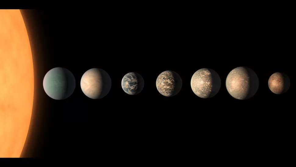�о�����Trappist-1ϵͳ�е�ϵ�����Ǳȿ�ѧ��������Ϊ�ĸ��ʺϾ�ס