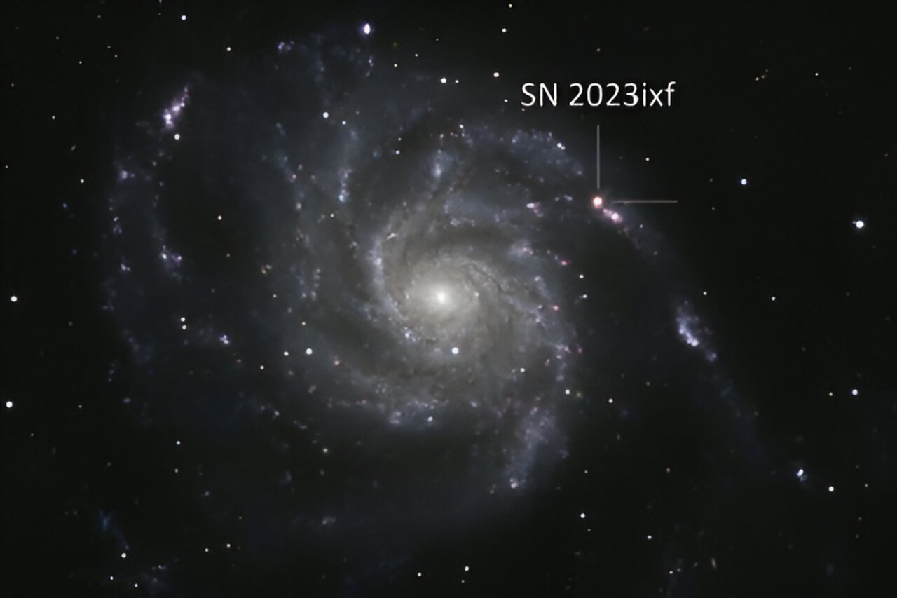 十年来最接近的超新星揭示爆炸恒星如何演化