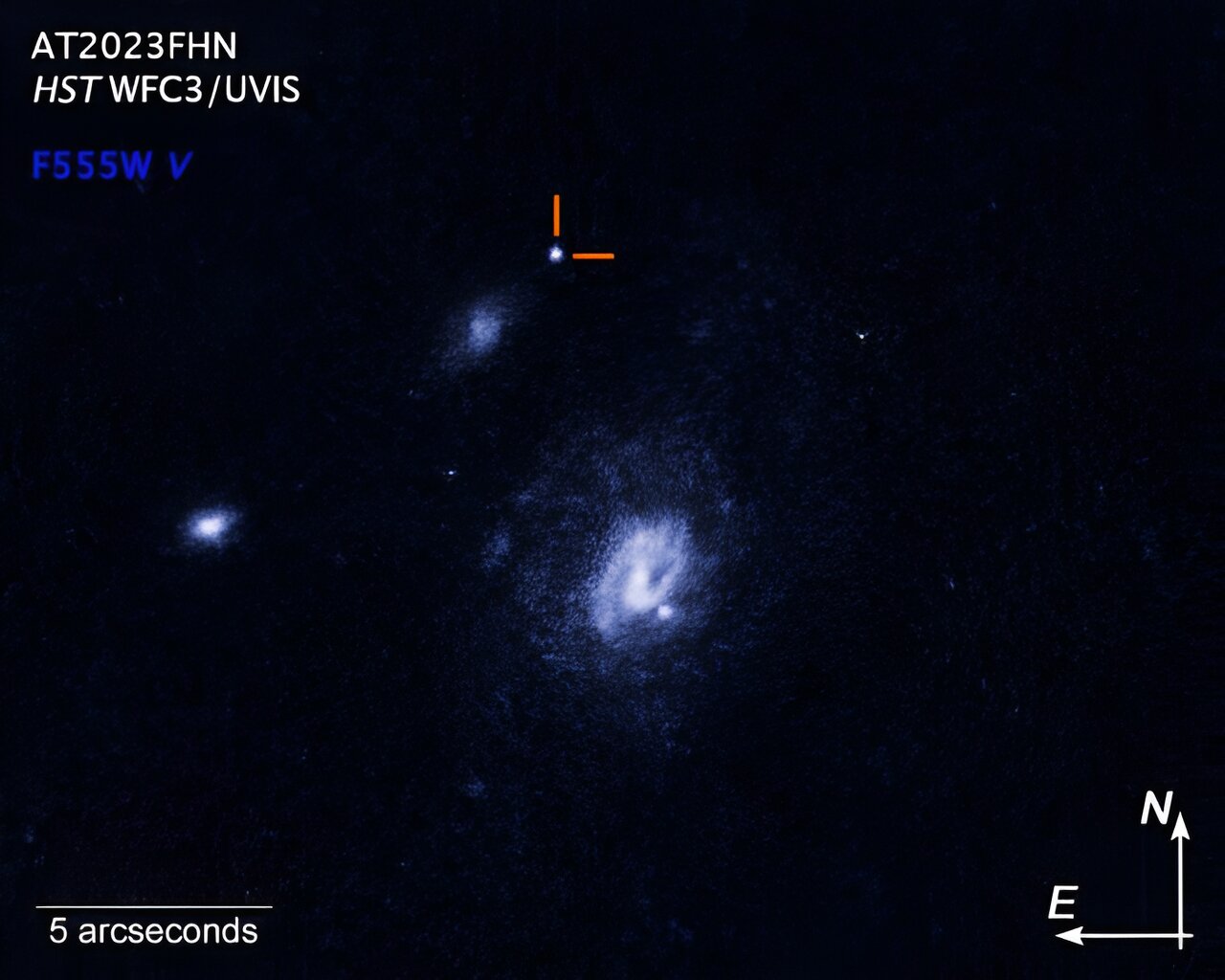 哈勃太空望远镜在意想不到的地方发现奇异的爆炸