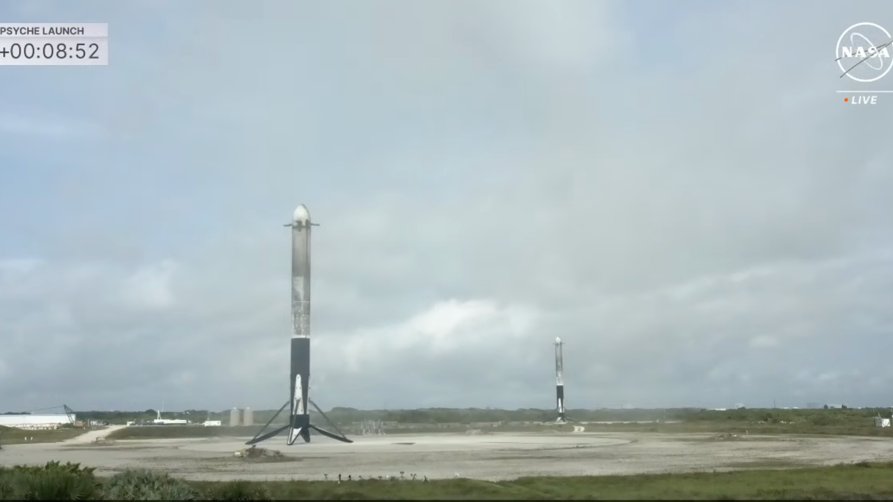 SpaceX猎鹰重型火箭发射美国宇航局的灵魂探测器到奇异的金属小行星