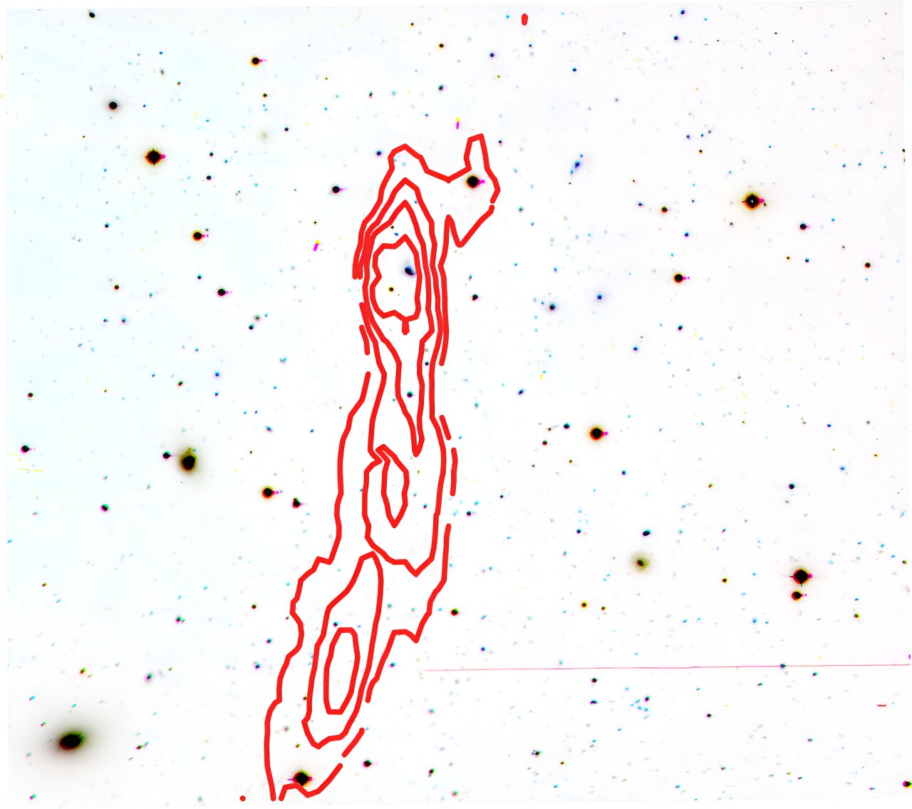 一个没有恒星的原始暗物质星系
