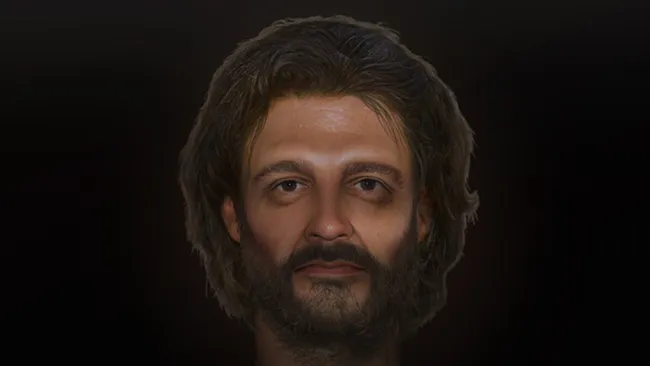 1700年前,一名奴隶在罗马统治下的英国被残忍地钉死在十字架上。现在,他的脸复活了