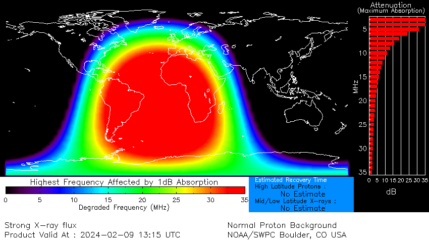 观看2月9日太阳爆发的巨大X级太阳耀斑