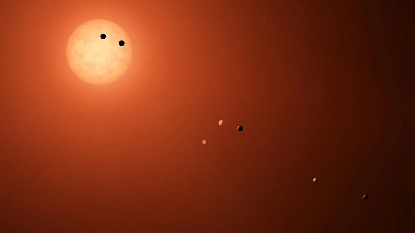 那繁星点点的夜空?到处都是日食