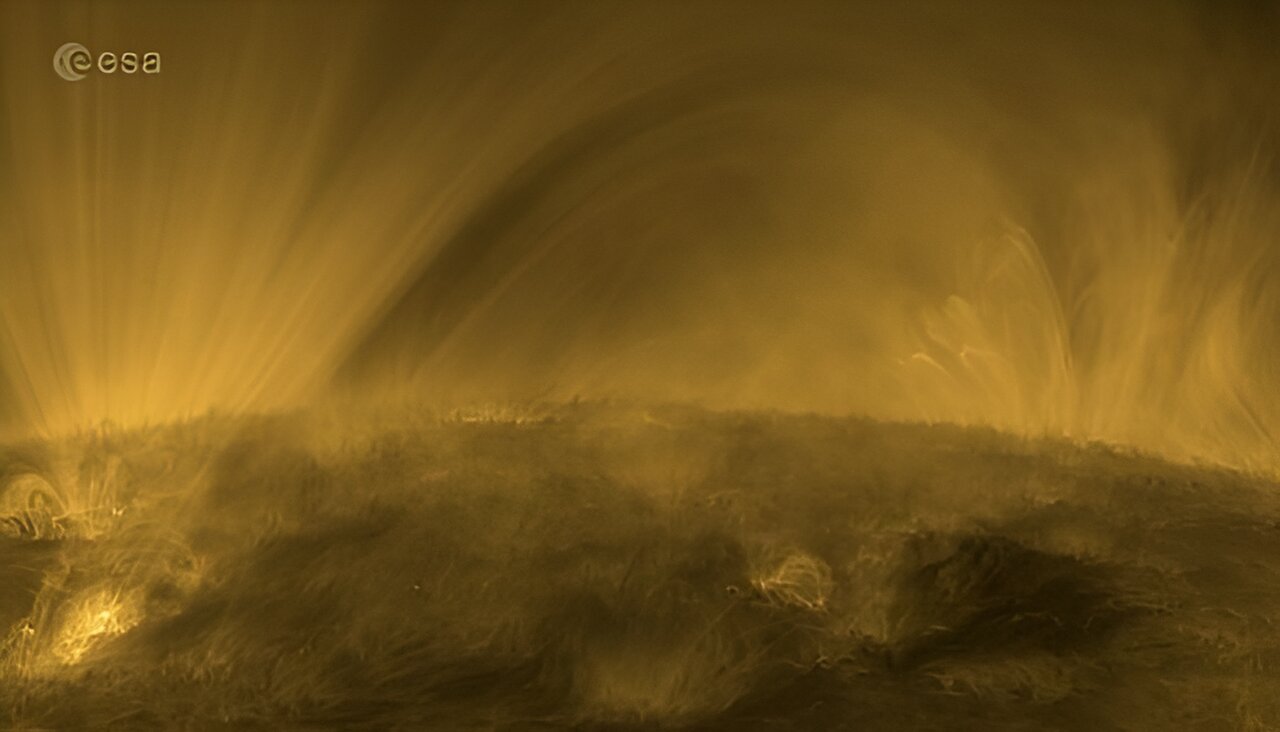 太阳轨道飞行器拍摄了一段令人难以置信的太阳视频