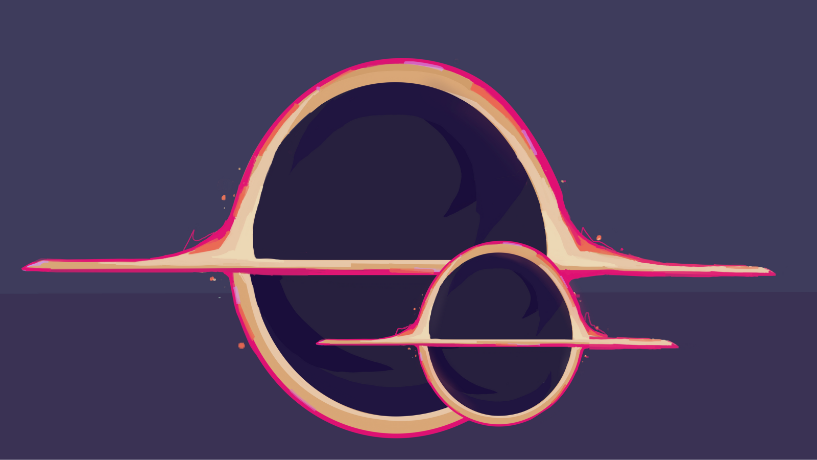 开裂!一些双星黑洞可能在蛋形轨道上相互滚动