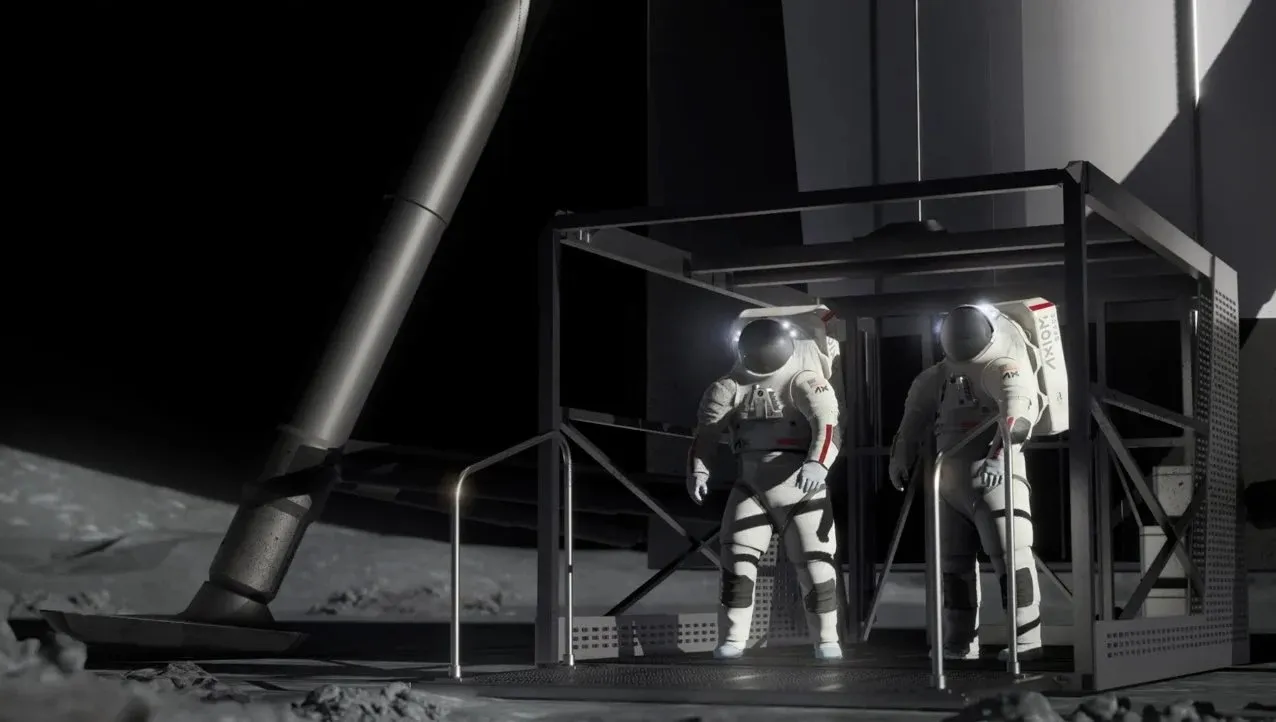 新概念艺术展示了SpaceX的星舰将如何将阿尔忒弥斯III宇航员运送到月球