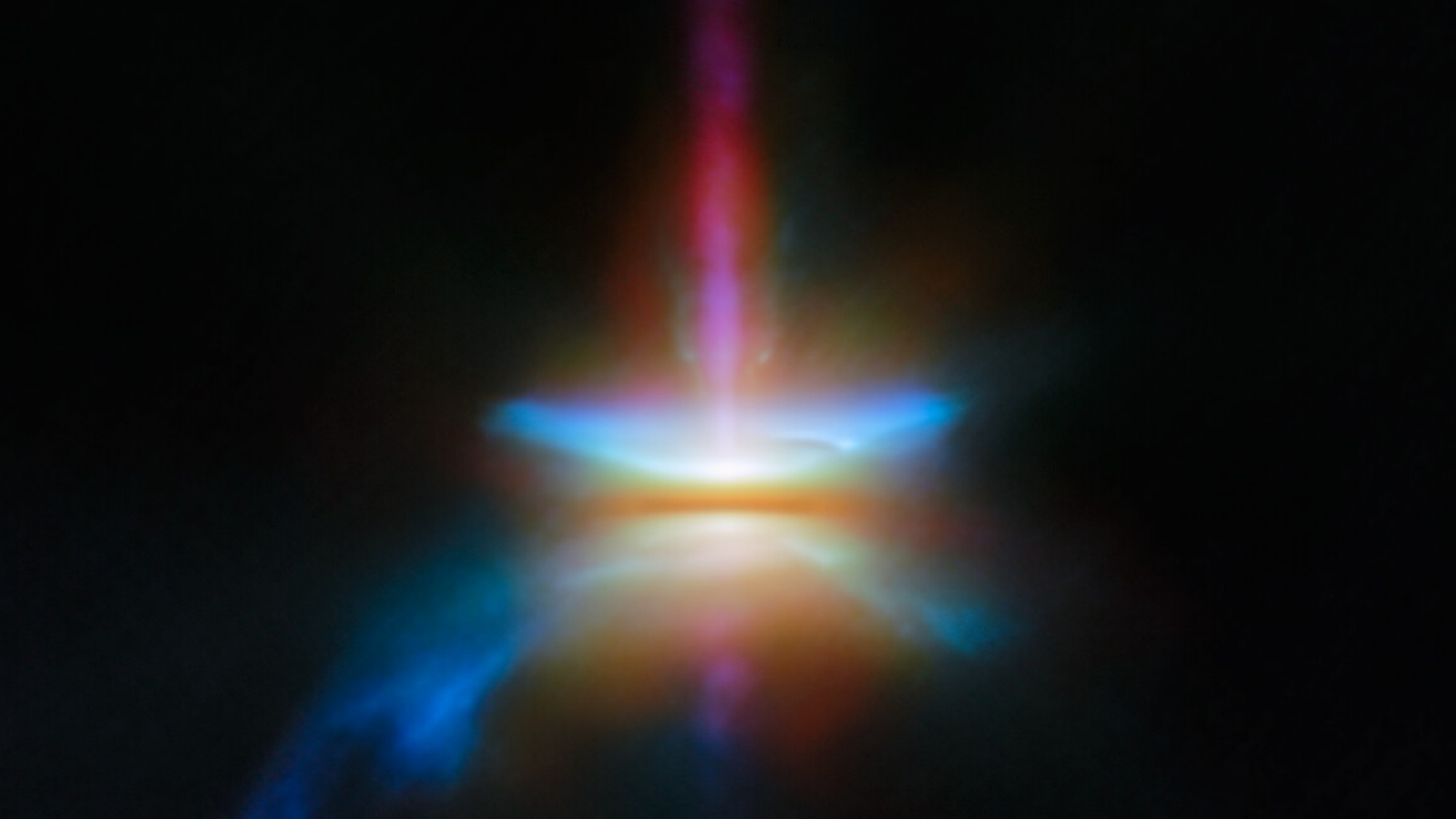 新生恒星围绕着4.5亿光年外的行星形成盘