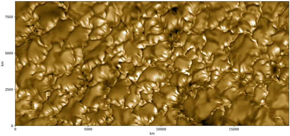 强大的太阳望远镜在太阳表面揭开了超细磁性“窗帘”